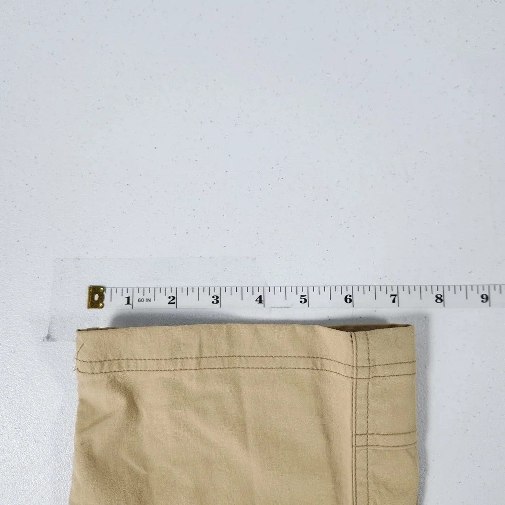 NWT REI Co-op Sahara Convertible Pants Womens 8 Khaki Beige Zip Off Hiking Cargo - Picture 6 of 11